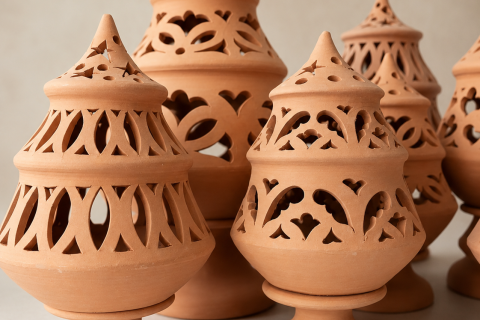 1_lampade-traforate-realizzate-a-mano-ceramiche-donna-bianca2